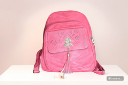 Women Pink Bagpack